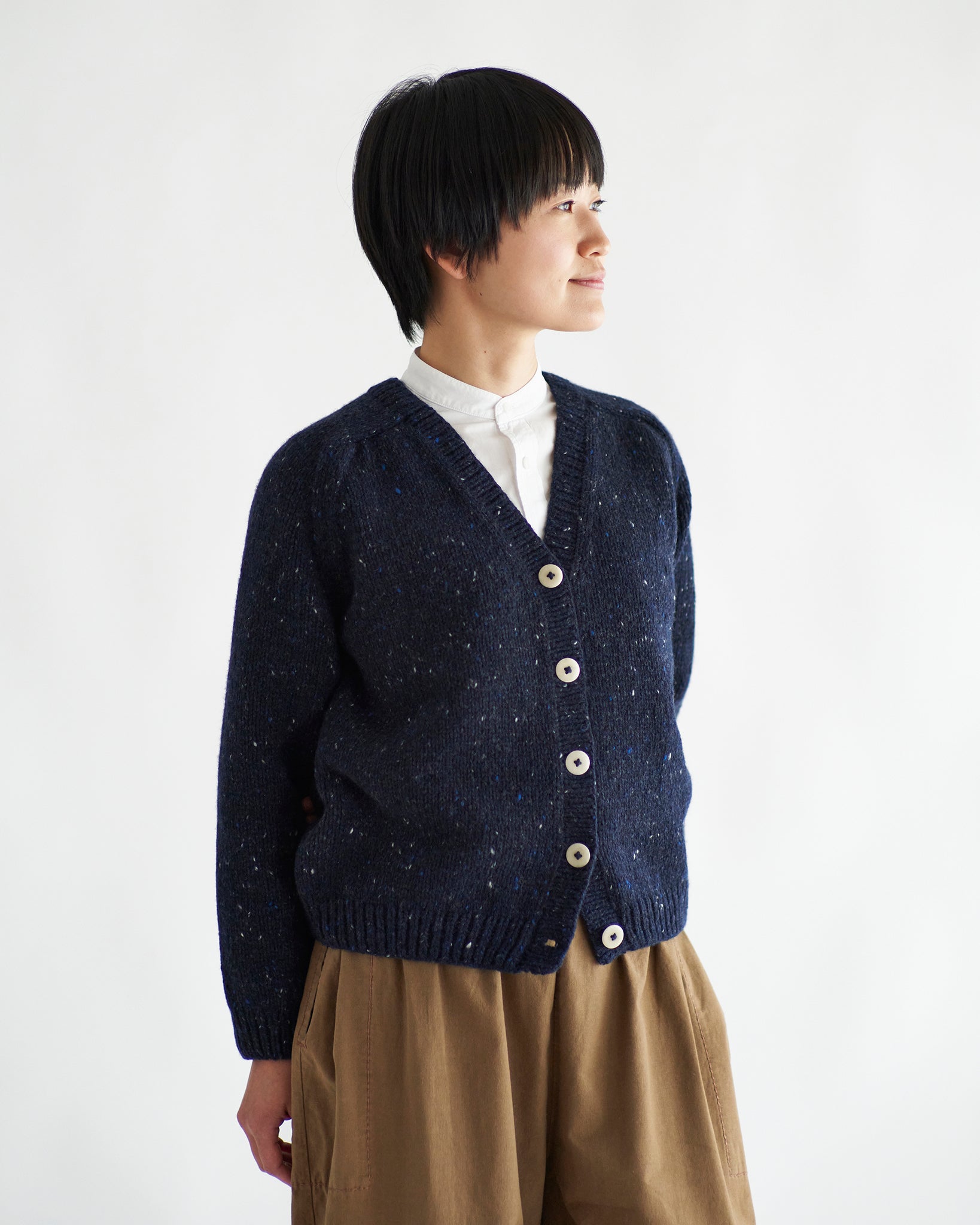 高品質の人気 カーディガン Episode no.,0 HAND KNIT INTERSIA ...