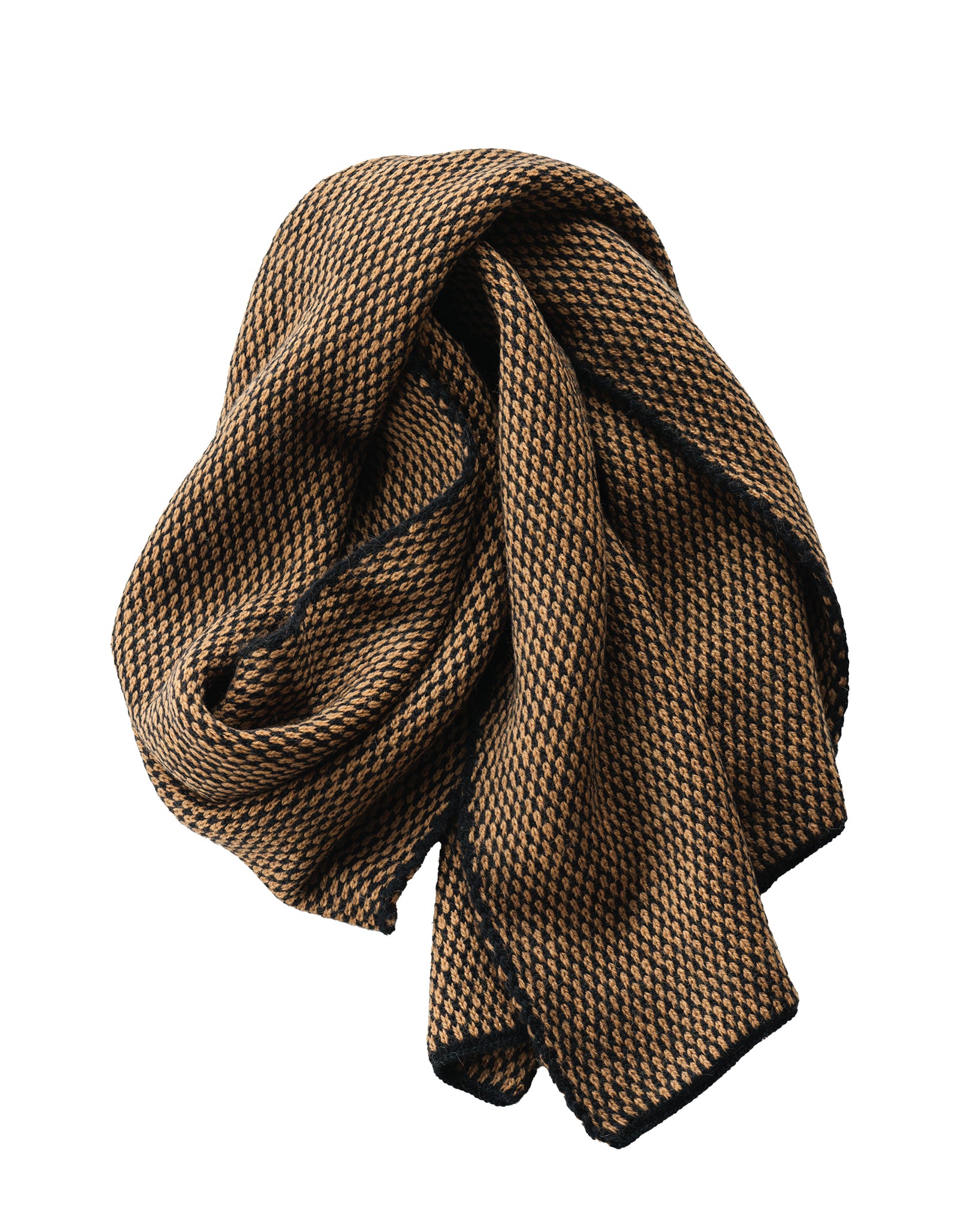 ウールジャカードストール(hand knitting machine) – yourwear