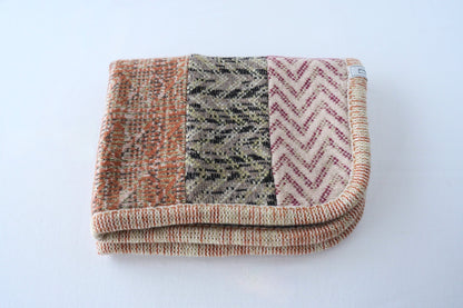 パッチワークブランケット(S)   2025-003(hand knitting machine +  hand sawing)