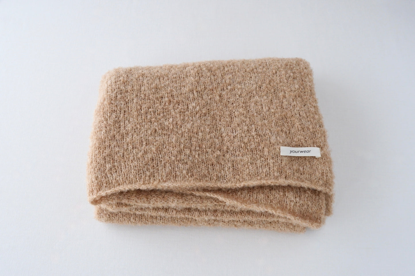 ※予約商品　アルパカループストール(hand knitting machine)