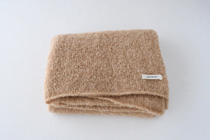 ※予約商品　アルパカループストール(hand knitting machine)