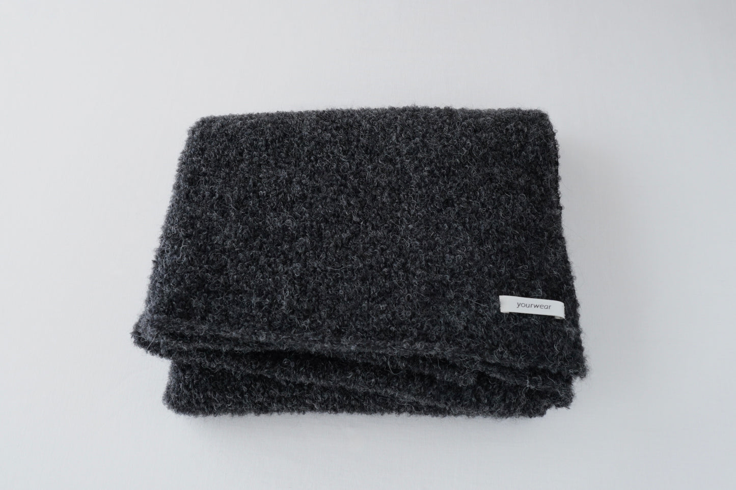 ※予約商品　アルパカループストール(hand knitting machine)