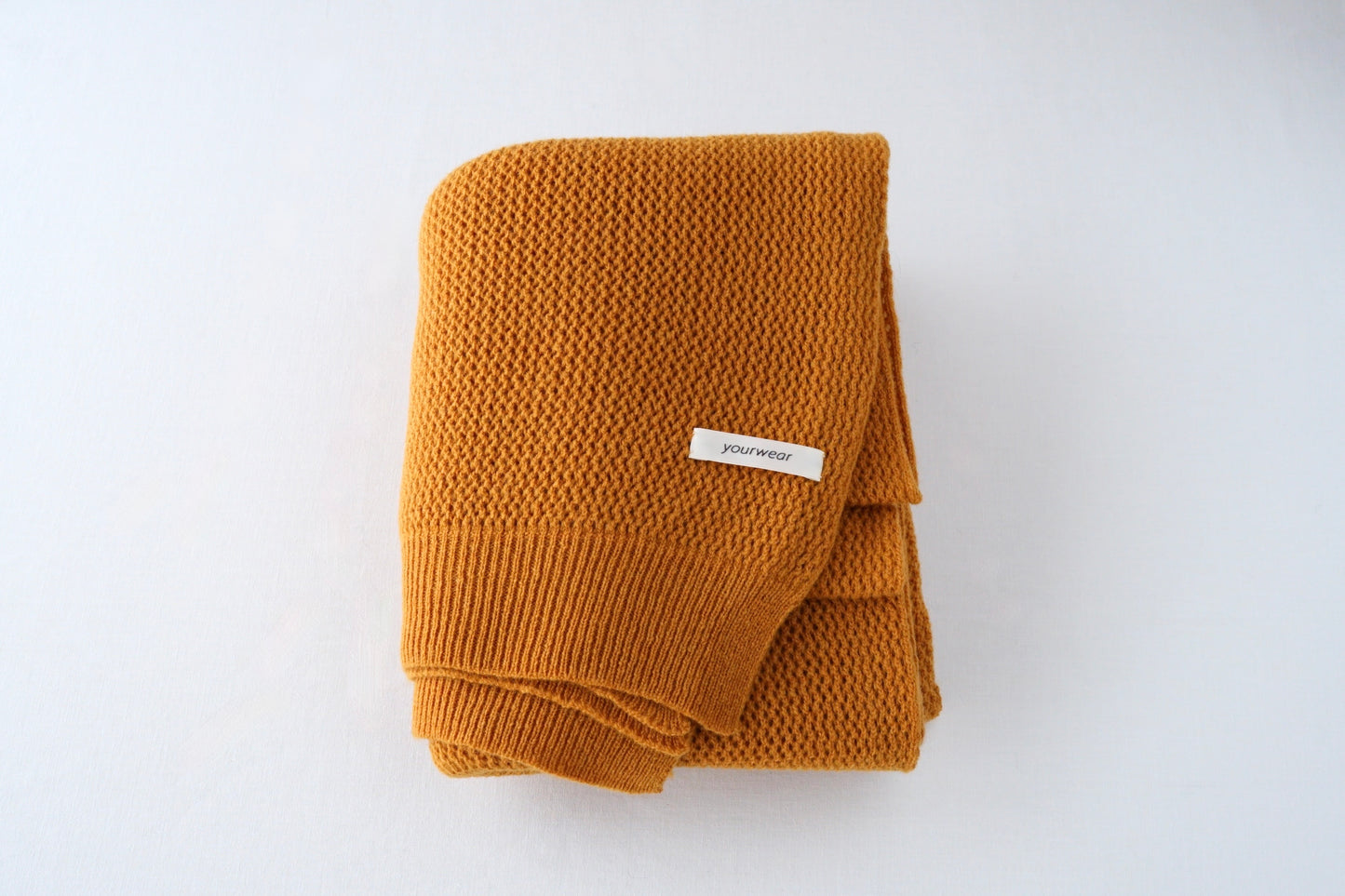 ウールメッシュ ストール(electric knitting machine)
