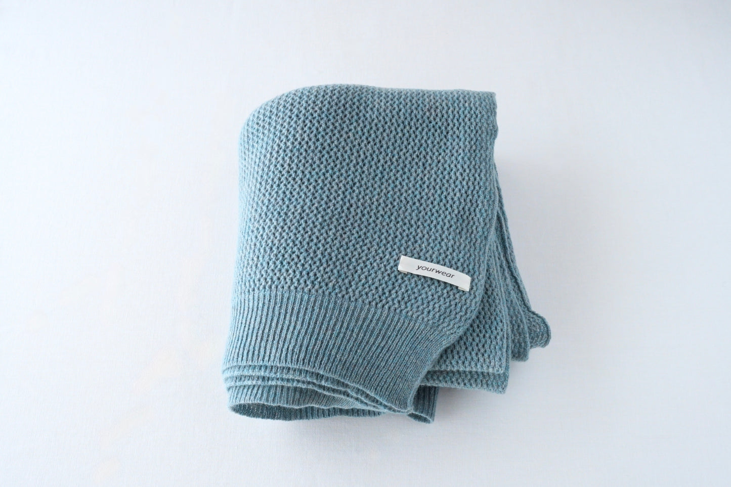 ウールメッシュ ストール(electric knitting machine)
