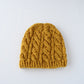 ウールカシミヤケーブルニットキャップ(hand knitting)