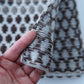 カシミヤドットジャカードストール(hand knitting machine)