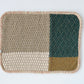 パッチワークブランケット(S)   2026-005(hand knitting machine +  hand sawing)