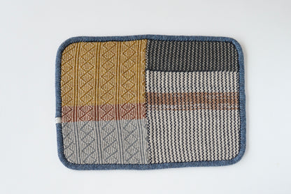 パッチワークブランケット(S)   2025-005(hand knitting machine +  hand sawing)