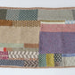 パッチワークブランケット(M)  2026-001(hand knitting machine +  hand sawing)