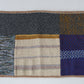 パッチワークブランケット(M)  2026-001(hand knitting machine +  hand sawing)