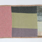 パッチワークブランケット(M)   2025-002 (hand knitting machine +  hand sawing)