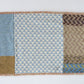 パッチワークブランケット(M)   2025-004(hand knitting machine +  hand sawing)