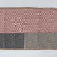 パッチワークブランケット(M)   2025-008 (hand knitting machine +  hand sawing)