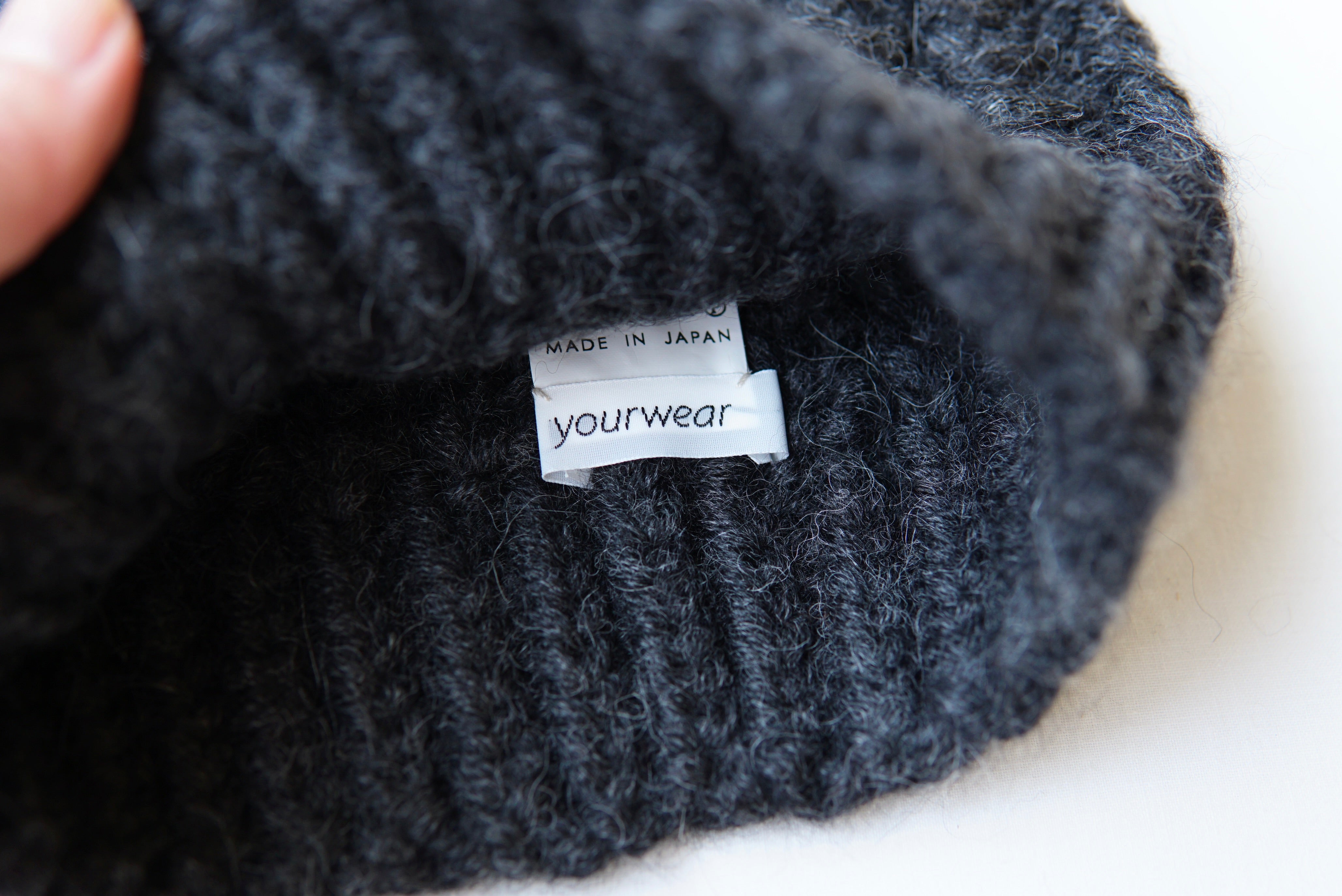 アルパカニットキャップ(hand knit) – yourwear