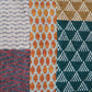 パッチワークブランケット(S)   2026-001 (hand knitting machine +  hand sawing)
