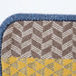 パッチワークブランケット(S)   2026-004(hand knitting machine +  hand sawing)