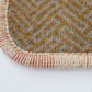 パッチワークブランケット(S)   2025-003(hand knitting machine +  hand sawing)
