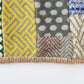 パッチワークブランケット(M)  2026-001(hand knitting machine +  hand sawing)