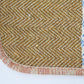 パッチワークブランケット(M)   2025-004(hand knitting machine +  hand sawing)
