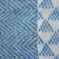パッチワークブランケット(M)   2025-004(hand knitting machine +  hand sawing)