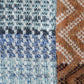 パッチワークブランケット(M)  2025-006 (hand knitting machine +  hand sawing)