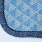 パッチワークブランケット(M)  2025-006 (hand knitting machine +  hand sawing)