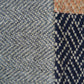 パッチワークブランケット(M)   2025-008 (hand knitting machine +  hand sawing)