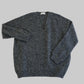 ウールカシミヤ　Vネックプルオーバー (hand knitting machine +  hand knit)