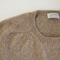 カシミヤネップクルーネックプルオーバー(hand knitting machine +  hand knit)