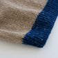カシミヤネップクルーネックプルオーバー(hand knitting machine +  hand knit)
