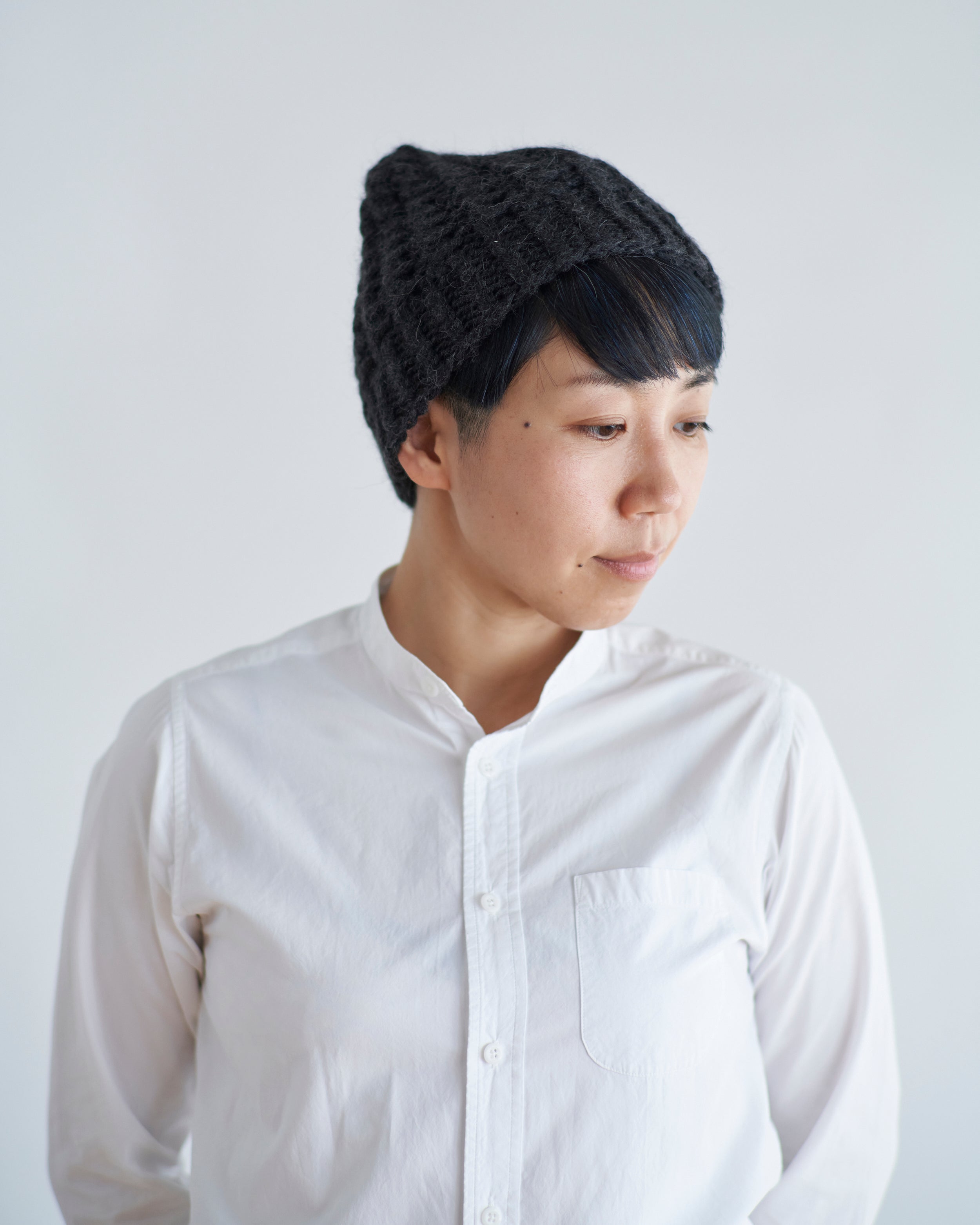 アルパカニットキャップ(hand knit) – yourwear