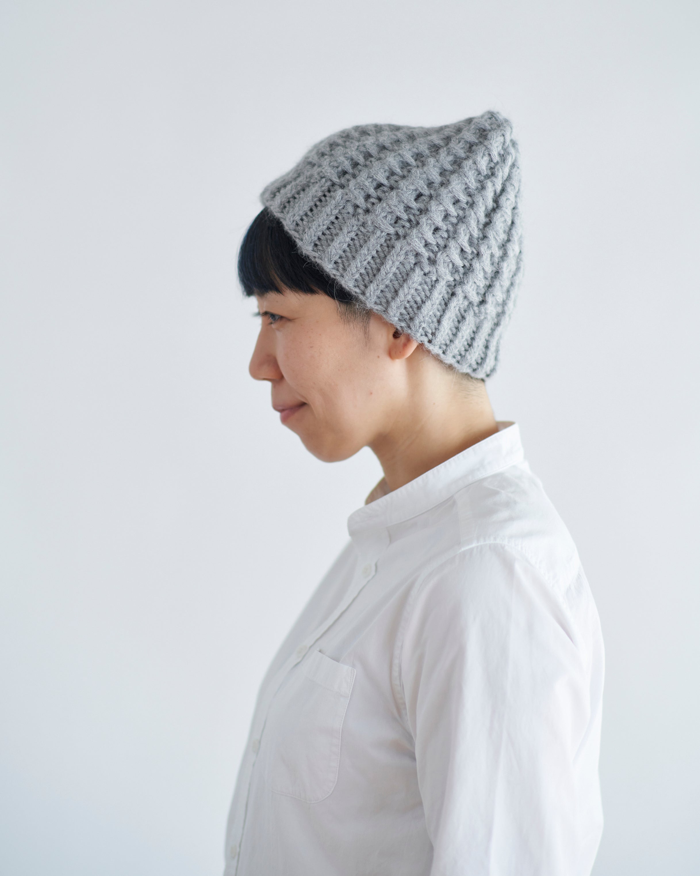 アルパカニットキャップ(hand knit) – yourwear